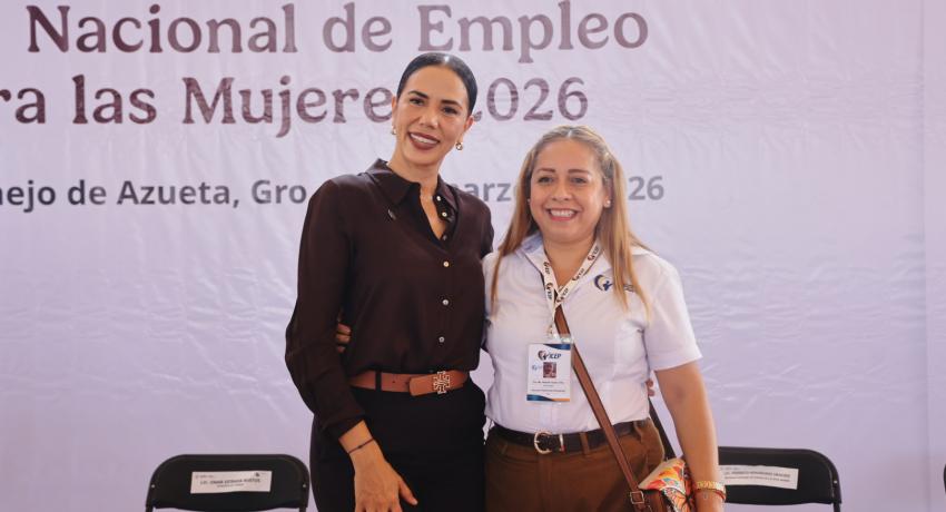 Con apoyo del gobierno de Lizette Tapia Castro se realiza Feria Nacional de Empleo para Mujeres 2026.