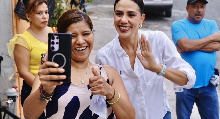 Lizette Tapia Castro entrega obra que mejora la movilidad en la colonia Nuevo Amanecer