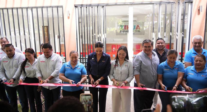Presidenta Lizette Tapia Castro inaugura oficina del Registro Civil en predio del Palacio Municipal