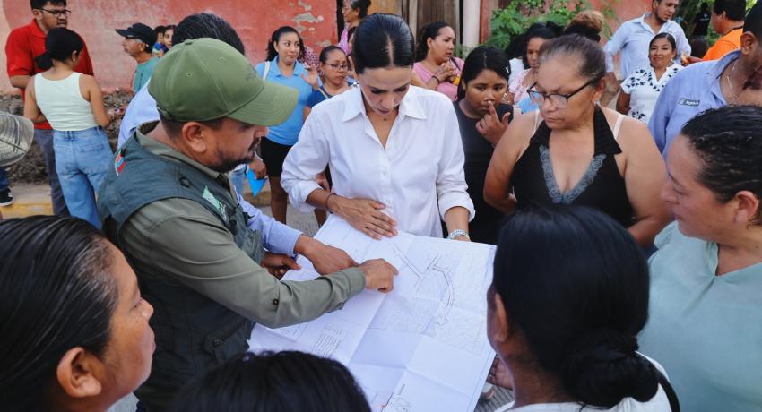 Banderazo de arranque de obra de electrificación en las colonias Paraíso Amate y Jorge Allec