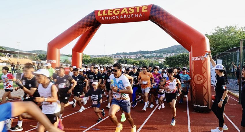 Otro fin de semana deportivo en Zihuatanejo con la Carrera Atlética de la Guardia Nacional y el Segundo Duatlón Ixtapa-Zihuatanejo