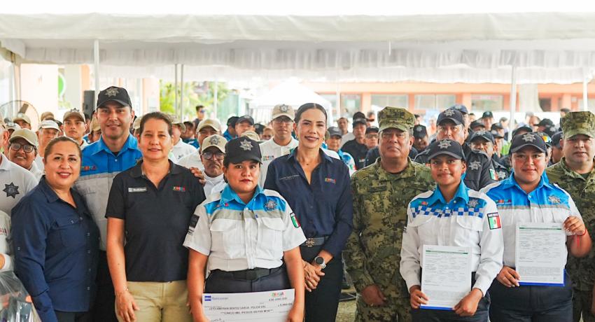 Presidenta Lizette Tapia Castro logra incremento del seguro de vida para elementos de Seguridad Pública Municipal