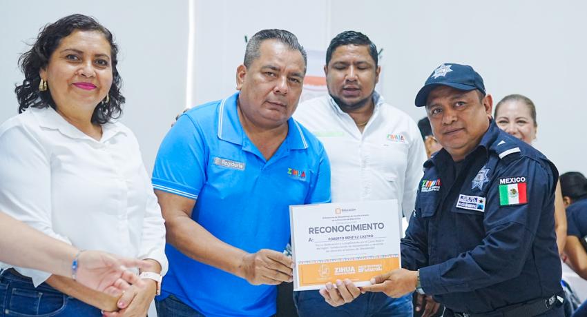 Concluye curso de inglés para elementos de la Policía Turística y Guardias Ambientales