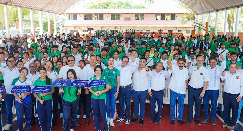 Con apoyo del Gobierno de Zihuatanejo se realiza Encuentro Cultural y Deportivo de Colegios de Bachilleres