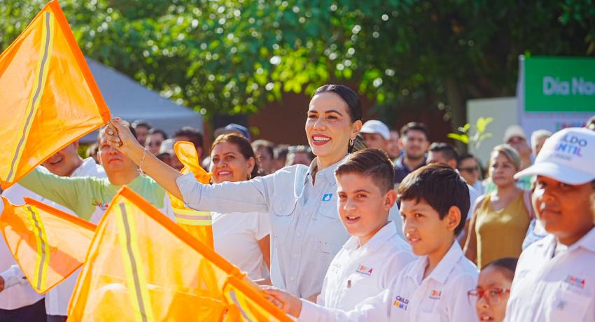 Gobierno de Lizette Tapia Castro festeja Día del Árbol con campaña de reforestación masiva en áreas urbanas