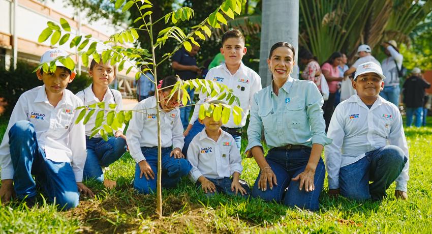Intensa campaña de reforestación en Zihuatanejo.