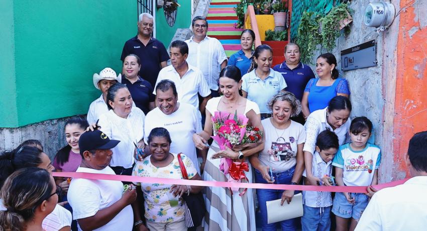 Lizette Tapia Castro entrega obras de gran impacto esperadas por años en la colonia Libertad