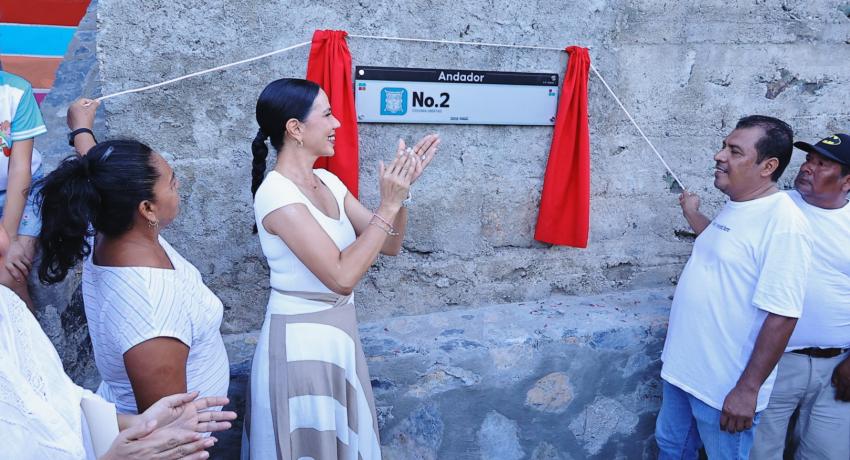 Lizette Tapia Castro entrega obras de gran impacto esperadas por años en la colonia Libertad