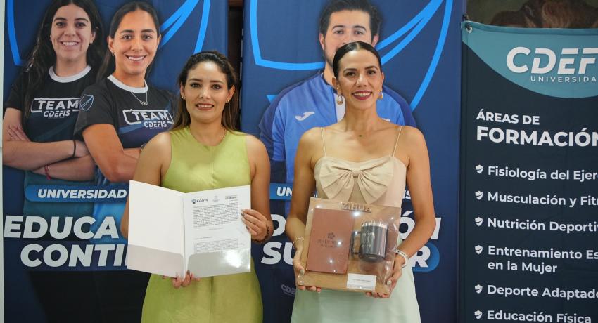 Se firma convenio con Universidad de Ciencias del Deporte, Fisioterapia y Salud