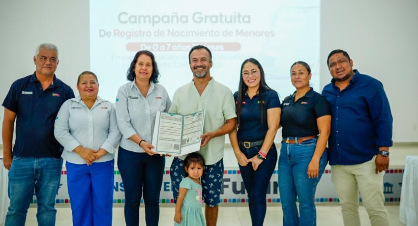 Gobierno de Zihuatanejo fortalece el derecho a la identidad con campaña gratuita del Registro Civil