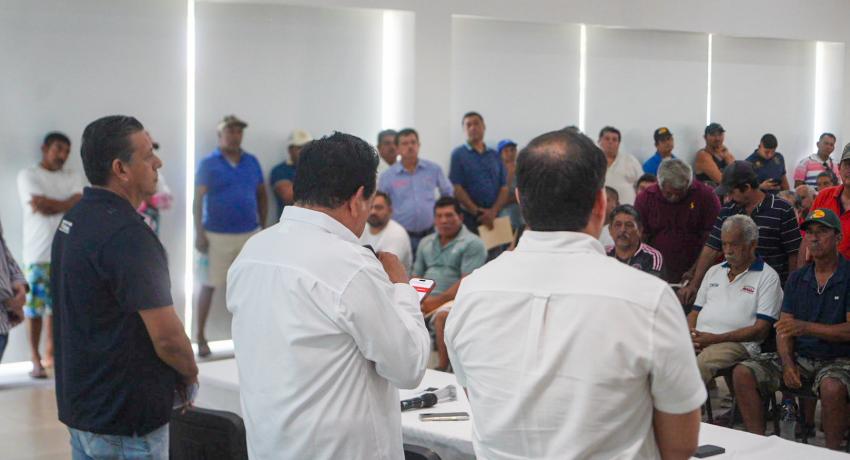 El Gobierno de Zihuatanejo de Azueta, sede de la entrega de apoyos a cooperativas pesqueras.