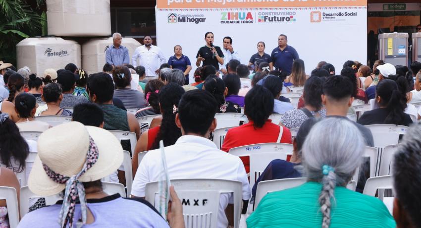 Se realiza una nueva entrega de material subsidiado del programa Construyendo mi Hogar