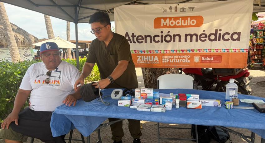 Instalarán módulos de atención médica durante el periodo vacacional de verano.